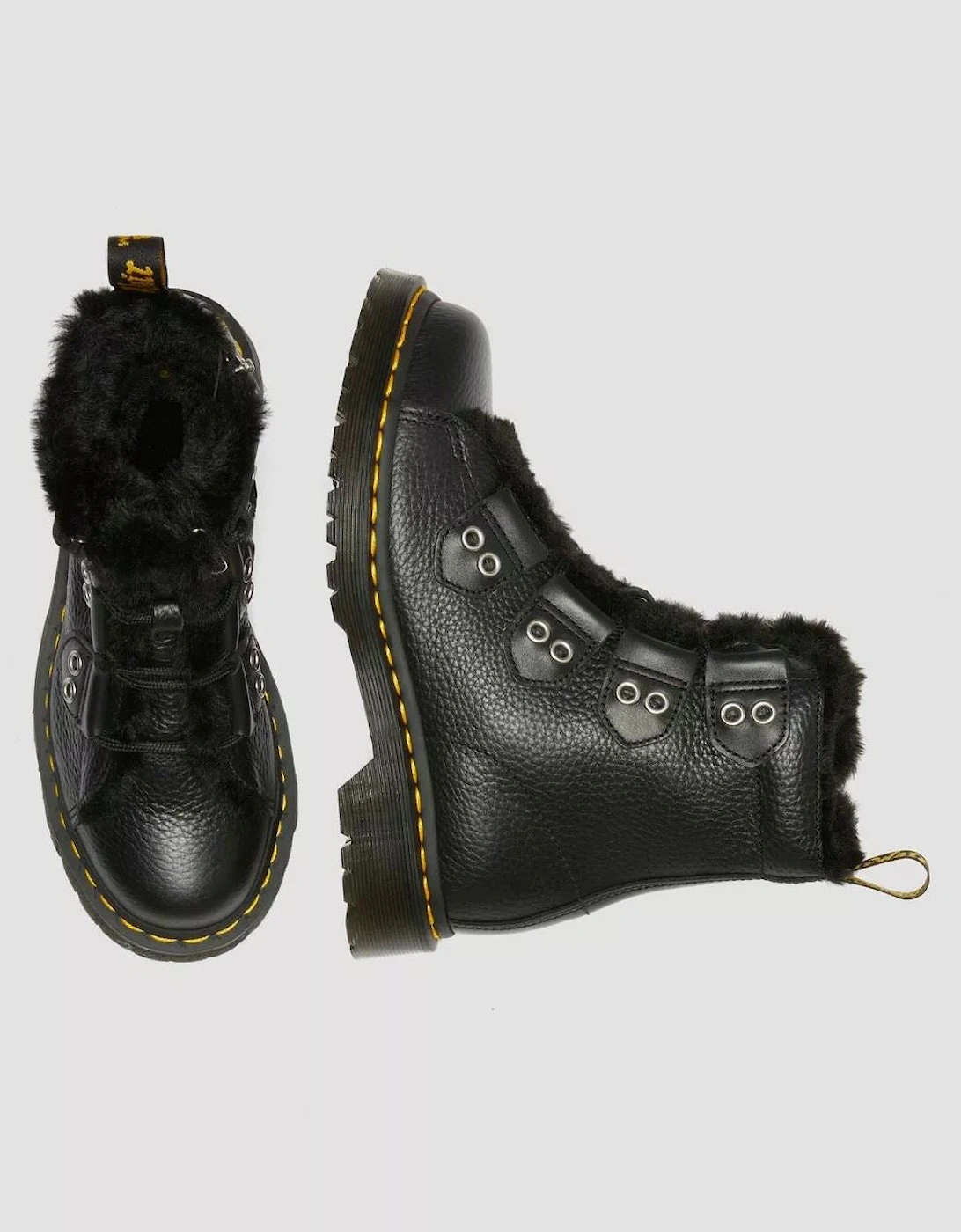 Dr. Martens Winterised 1460 Lace To Toe Leather Women's Black Boots