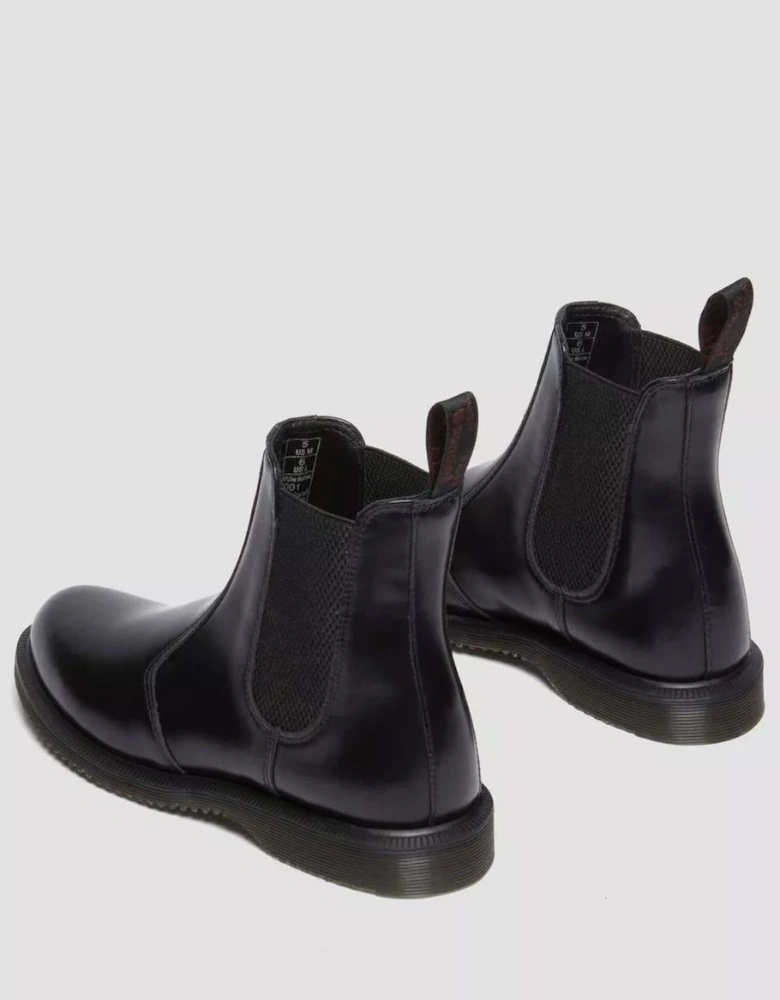 Dr. Martens Flora Chelsea Leather Women's Black Boots