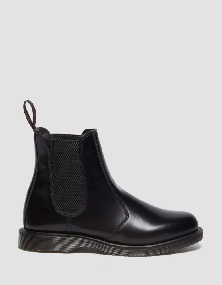 Dr. Martens Flora Chelsea Leather Women's Black Boots