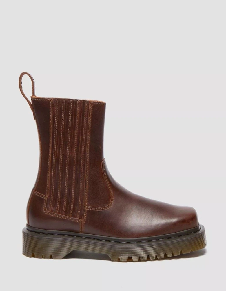 Dr. Martens Amaayah Lo Leather Women's Tan Boots