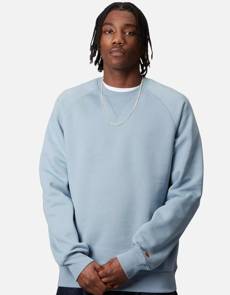 Chase Sweatshirt Frosted Blue/Gold