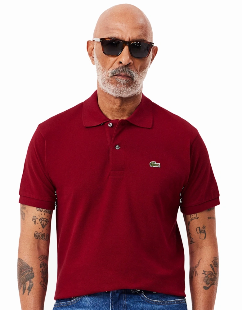 Classic Fit Polo Shirt Bordeaux