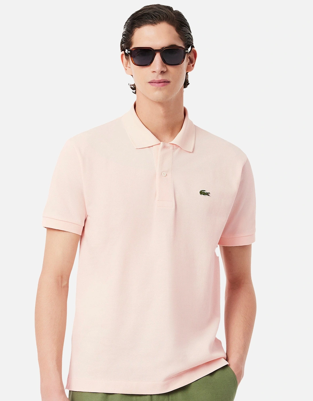 Classic Fit Polo Shirt Angora Pink