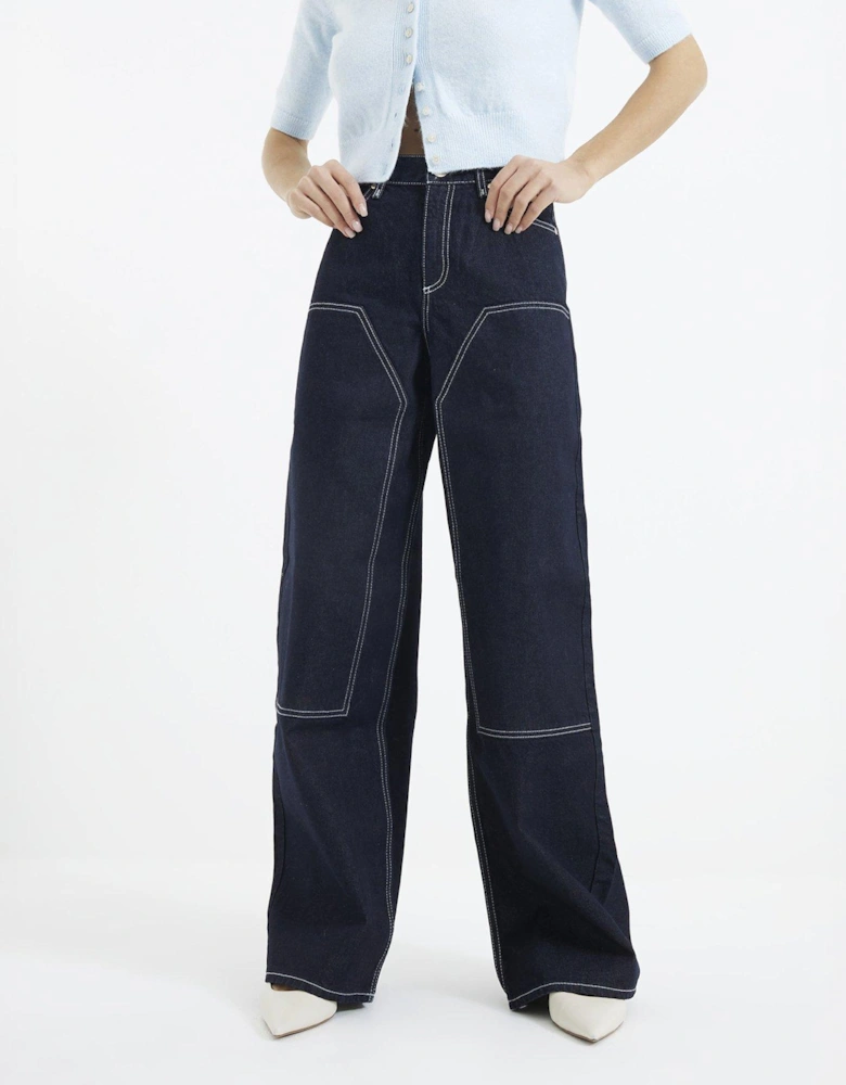 Denim Carpenter Barrel Jeans