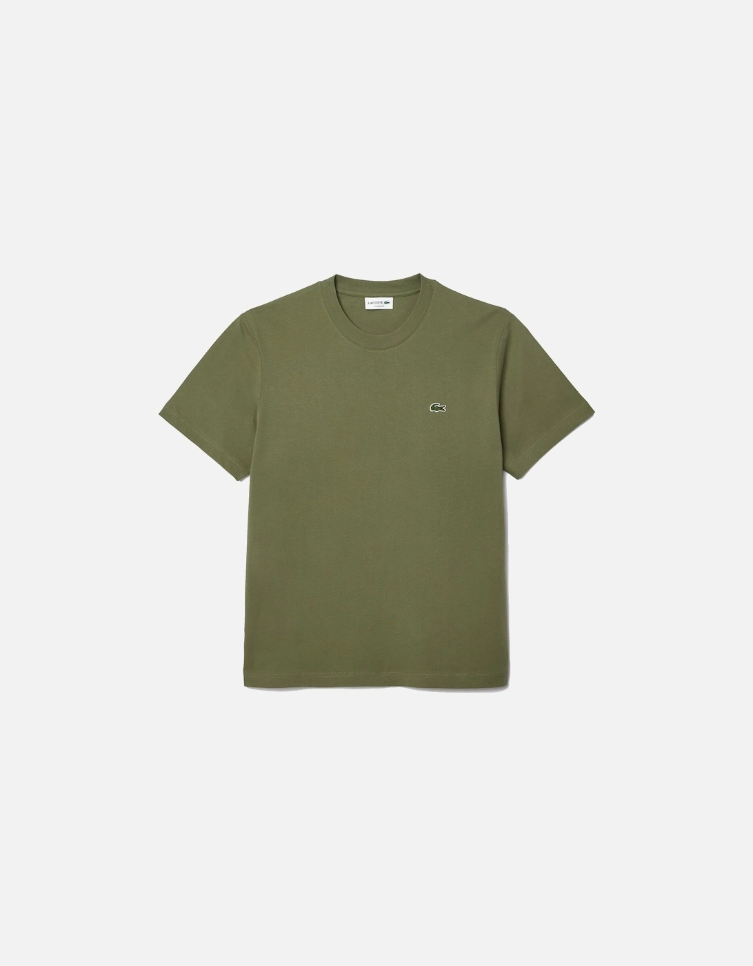 Classic Fit Cotton T-Shirt Khaki Green, 5 of 4