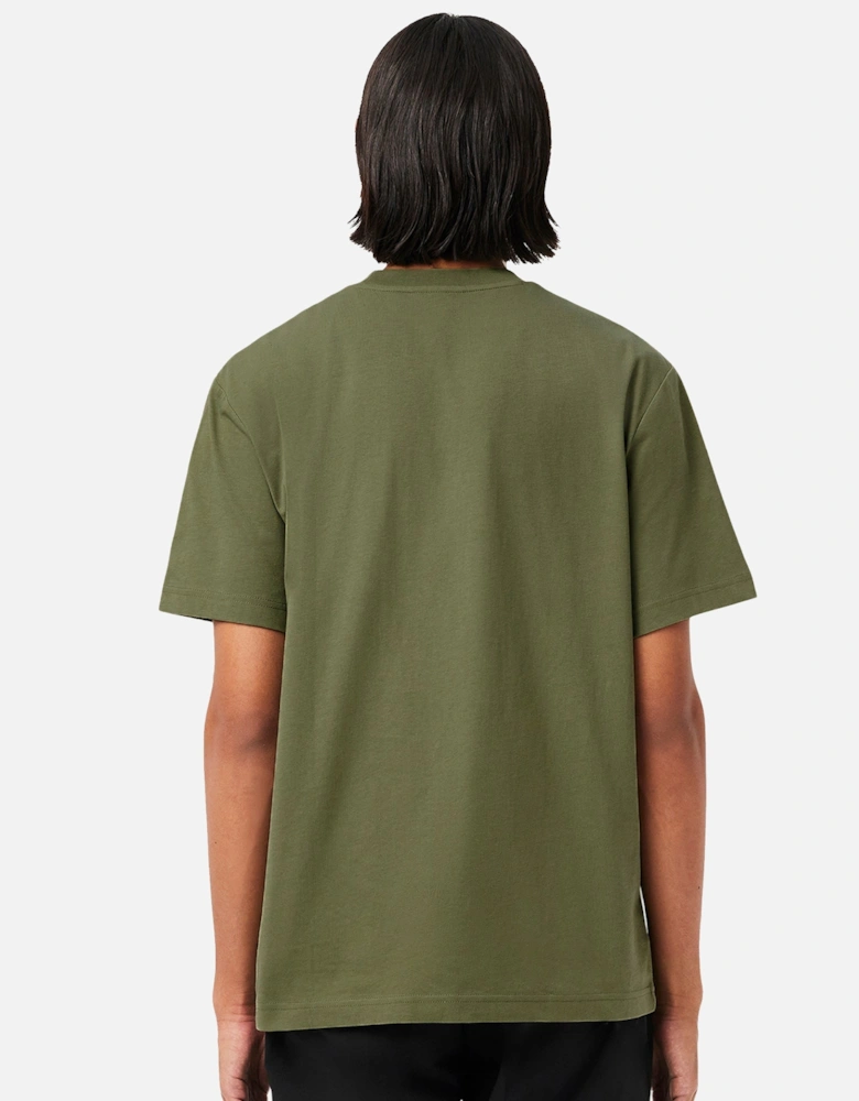 Classic Fit Cotton T-Shirt Khaki Green