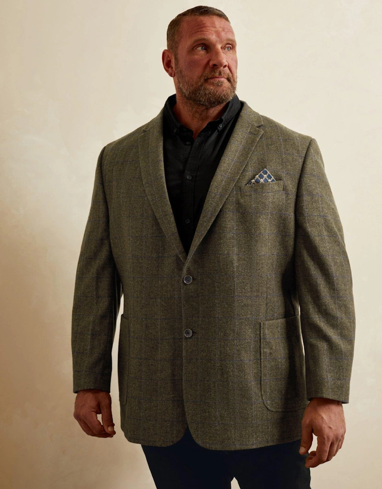 Checked Suit Jacket Regular