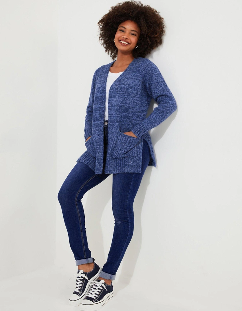 Relaxed Fit Cardigan - Blue