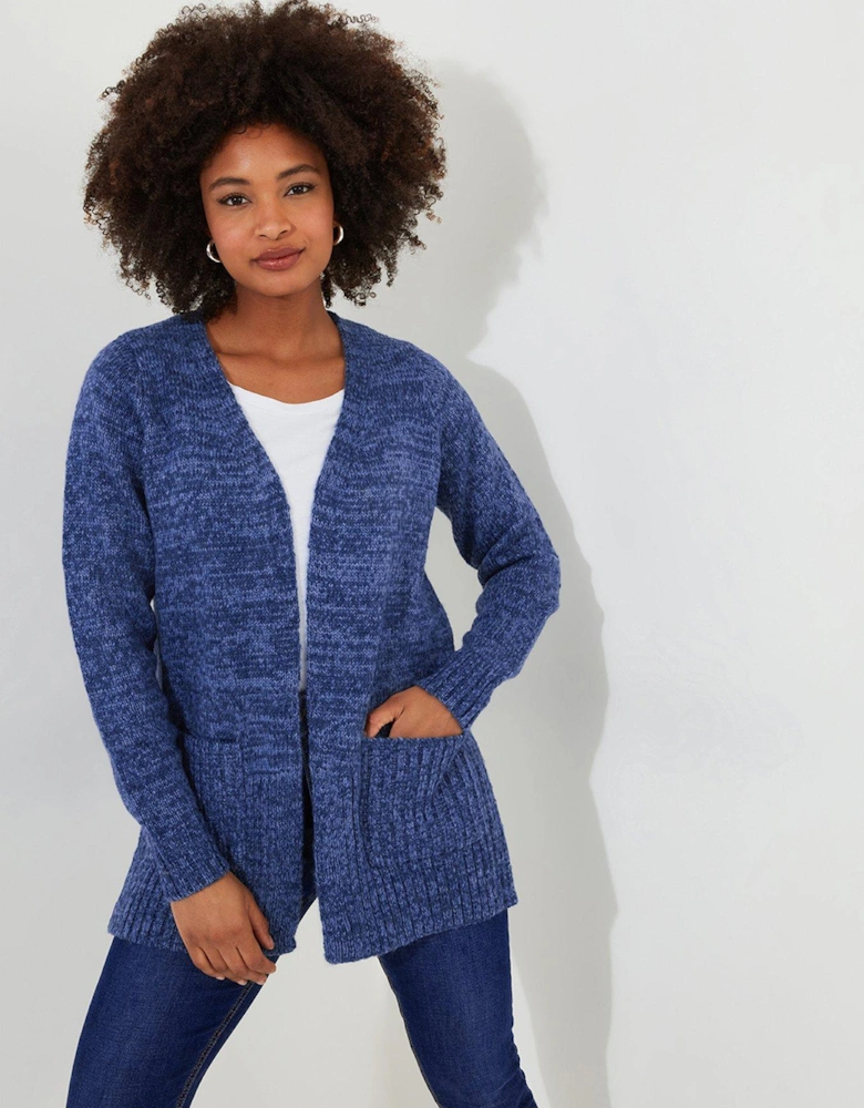 Relaxed Fit Cardigan - Blue