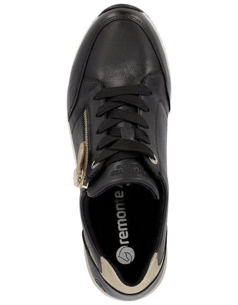 D0T03-01 Ladies trainers in Black