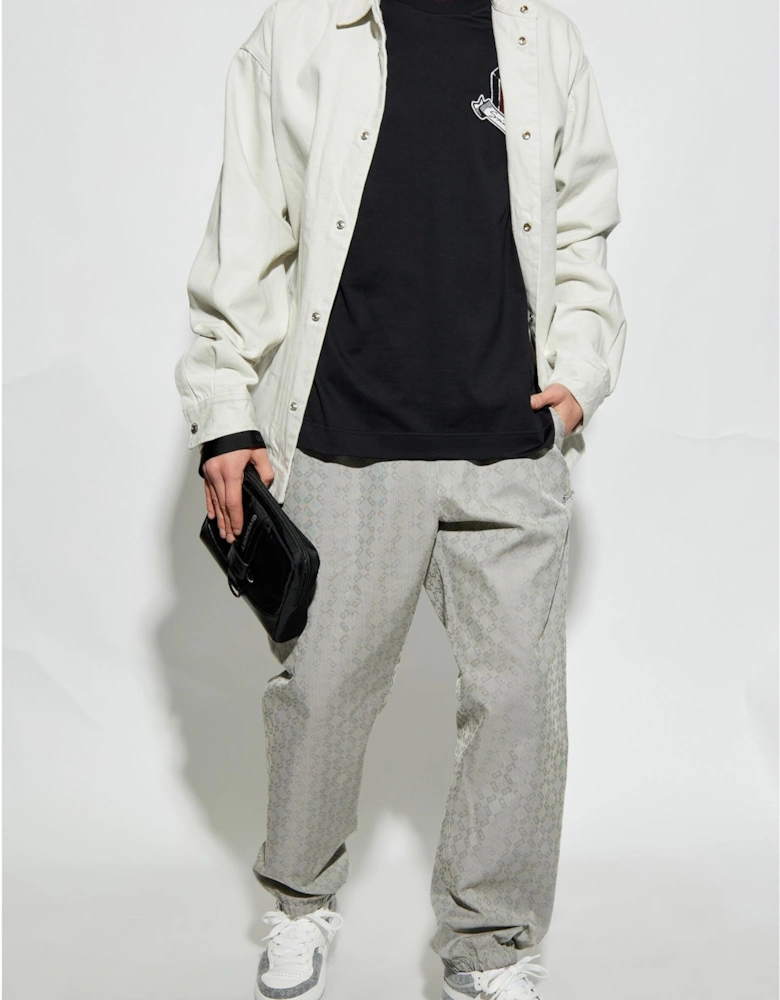 Monogram Track Pants Grey