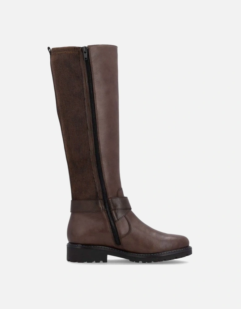 R6593-25 Long boot in Brown