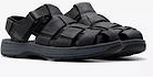 Saltway Cove sandal in Black Leather