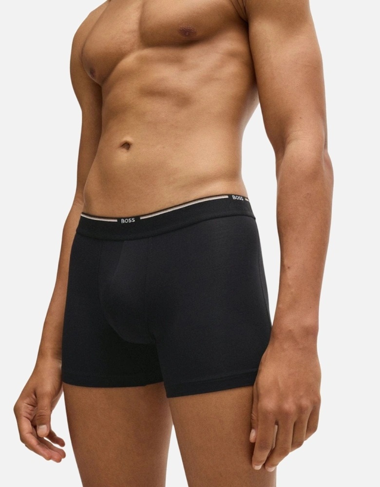 3-Pack Bamboo Boxer Briefs, Black