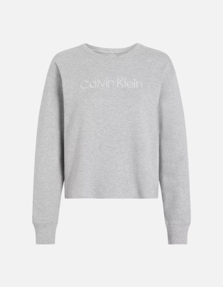 Women Modern Terry Sweatshirt, Grey Heather