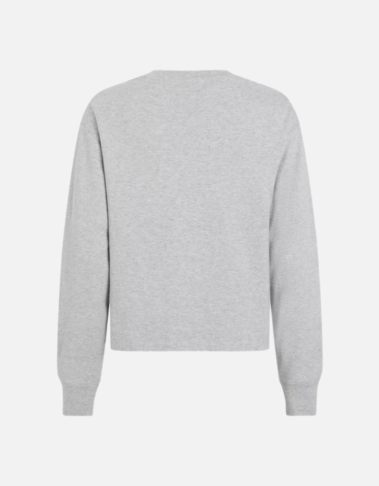 Women Modern Terry Sweatshirt, Grey Heather