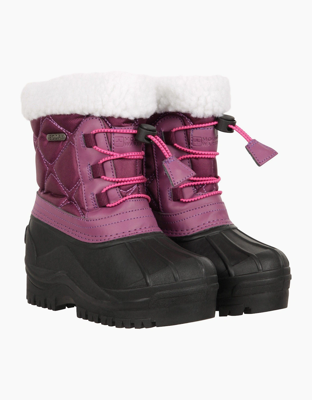 Mountain Warehouse Boy's Mountain Warehouse Childrens/Kids Arctic Adaptive Waterproof Snow Boots - Purple
