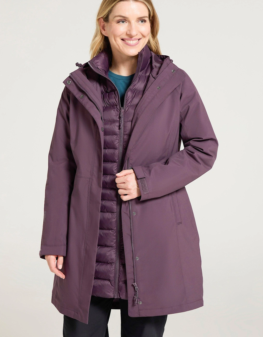 Womens/Ladies Alaskan Long 3 in 1 Jacket, 2 of 1