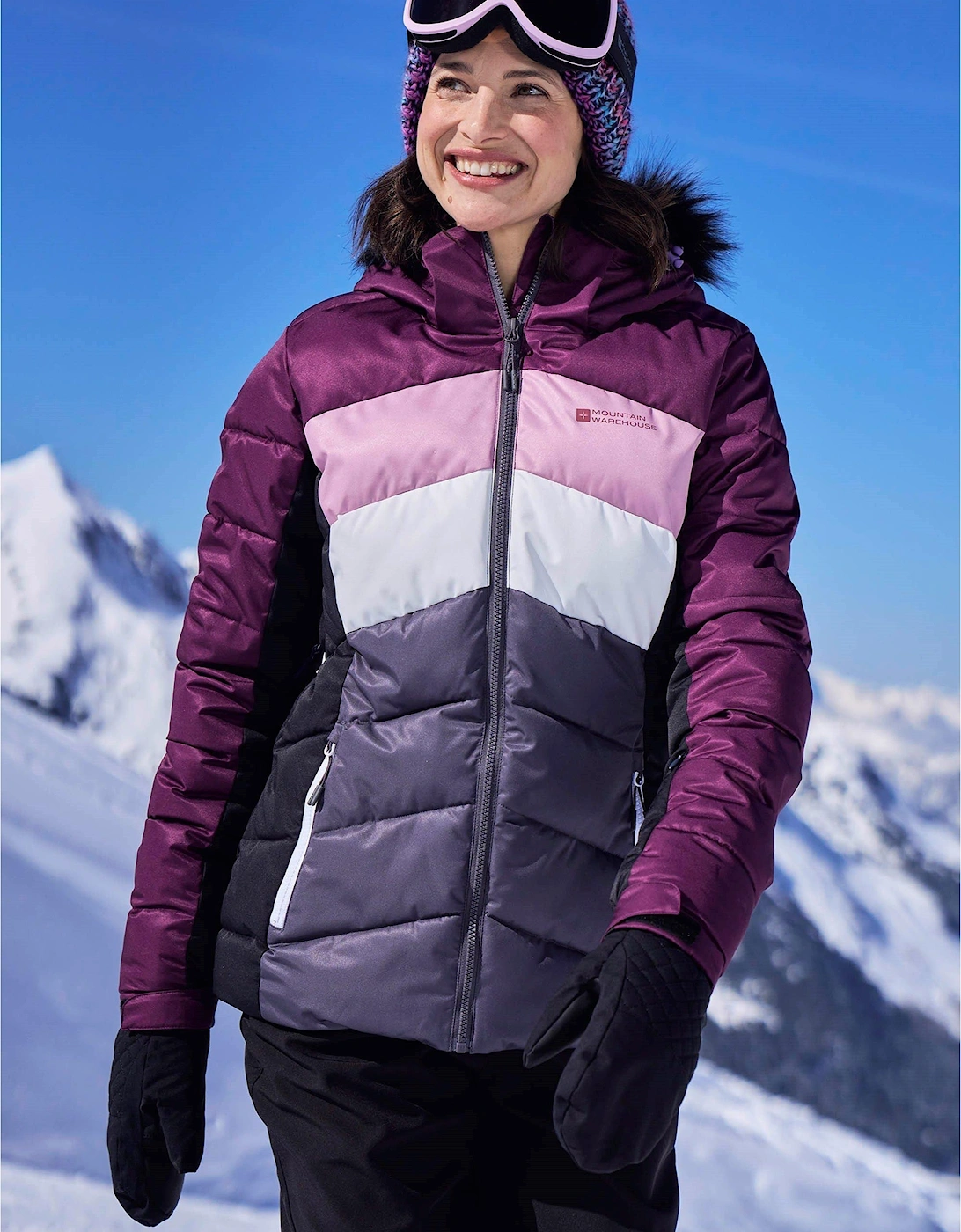 Womens/Ladies Cascade Padded Ski Jacket, 2 of 1