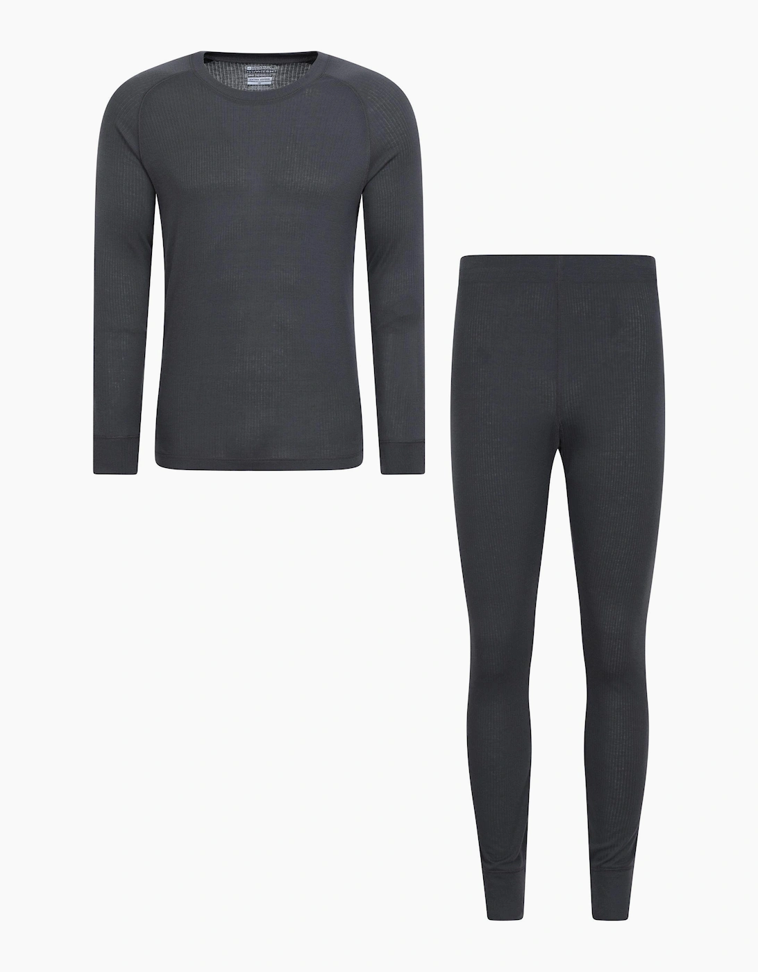 Mountain Warehouse Men's Grey Talus Thermal Base Layer Set - Size: 4XL