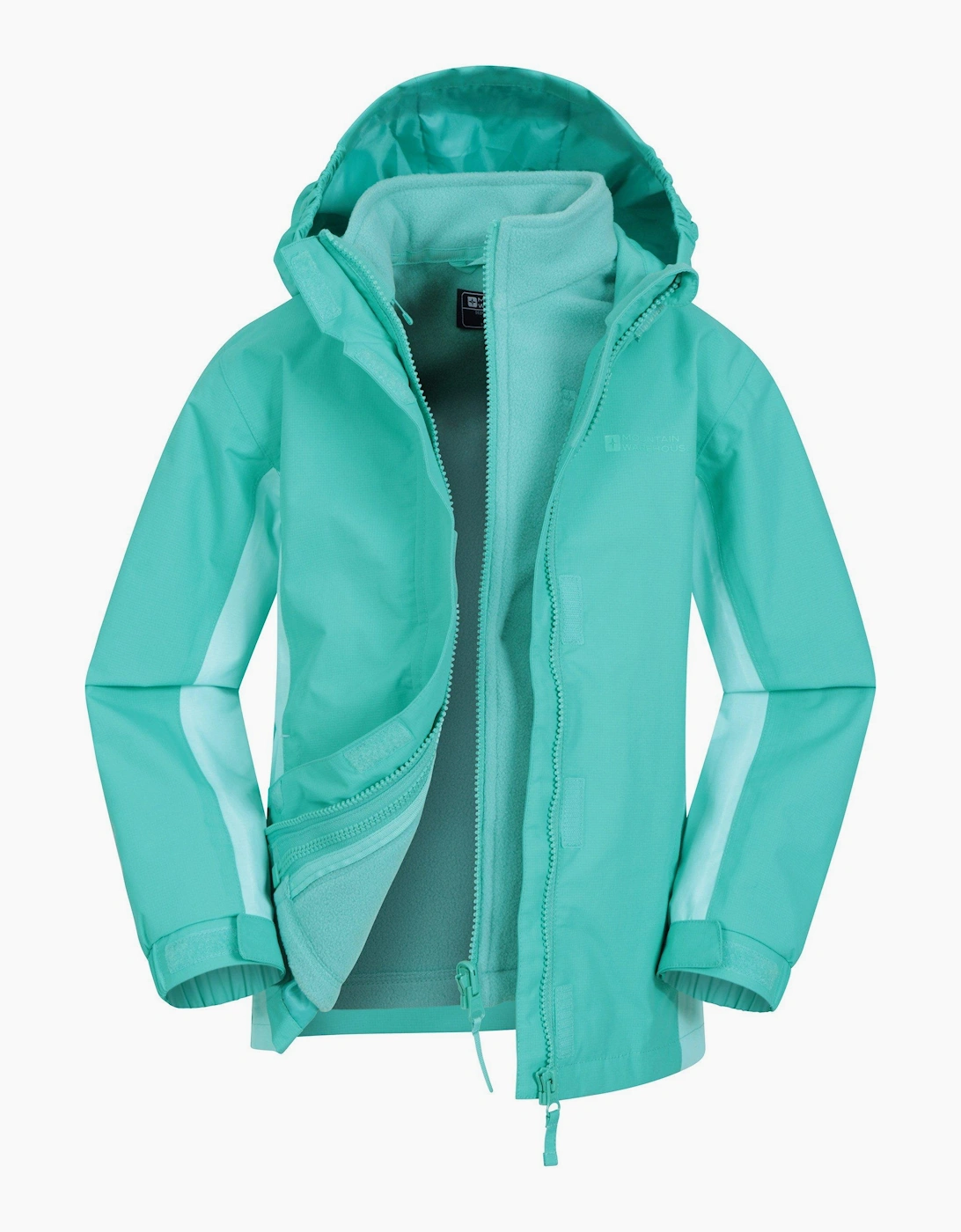 Mountain Warehouse Boys Navy 'S Childrens/ Lightning 3 In 1 Waterproof Jacket - Size: 9 Years/10 Years Kids