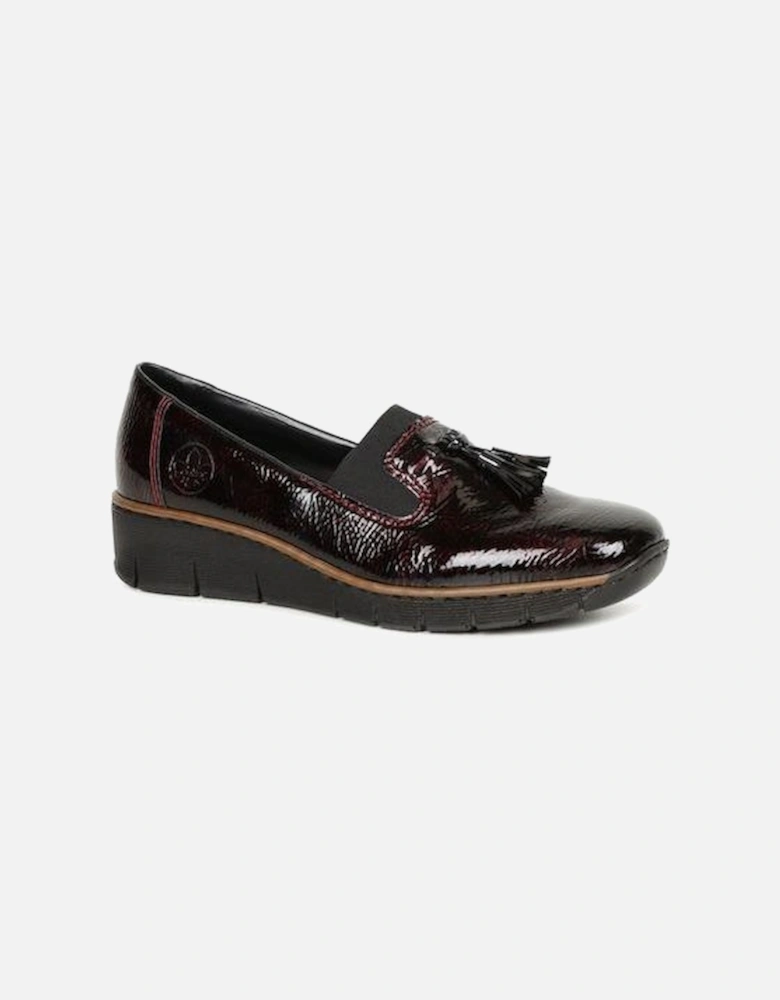 ladies slip on shoe 53751-35 Bordeaux