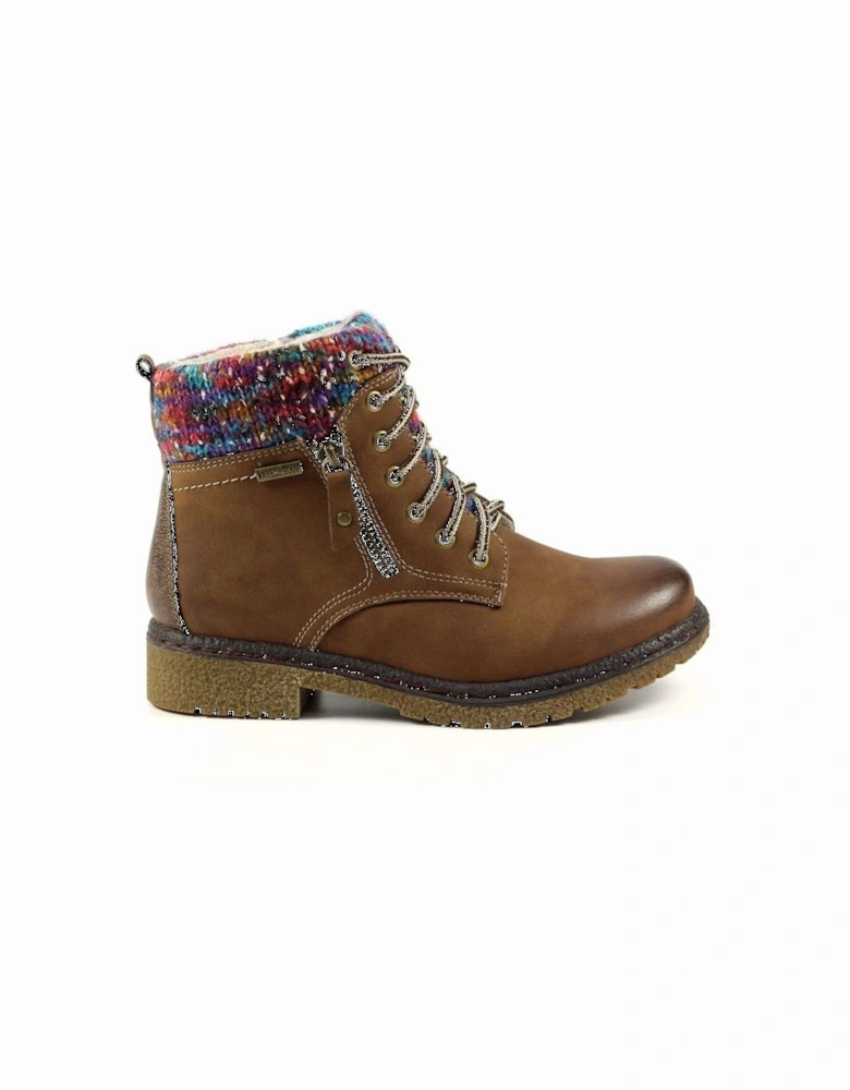 Jalapeno Tan Waterproof Ankle Boot GLB099