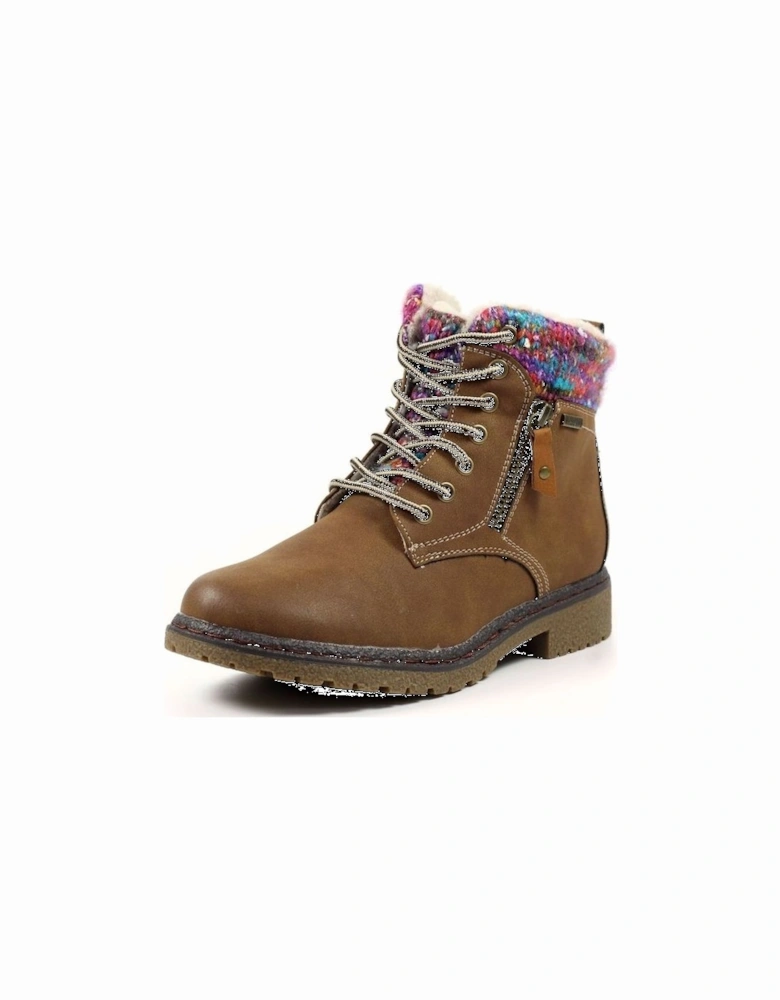 Jalapeno Tan Waterproof Ankle Boot GLB099