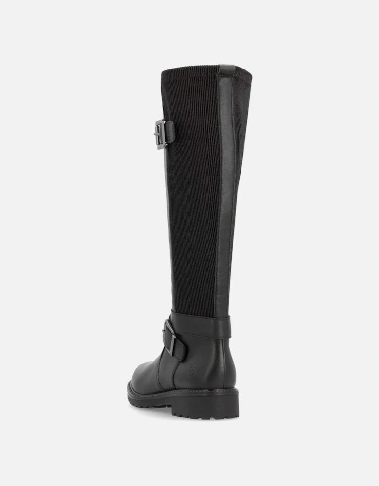 R6593-00 Long boot in black