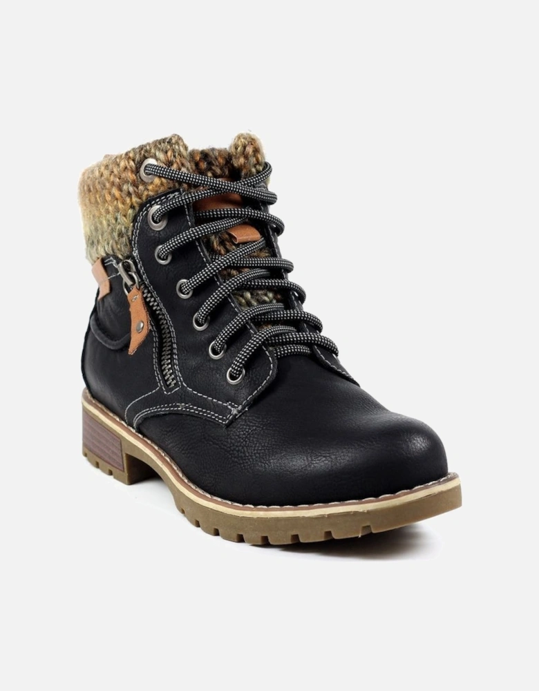 Millie Black Waterproof Boot GLB123