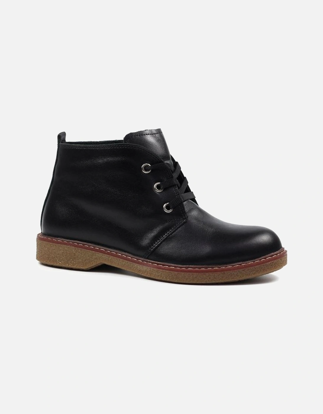 Claire II Black Leather Boot GLR014, 7 of 6