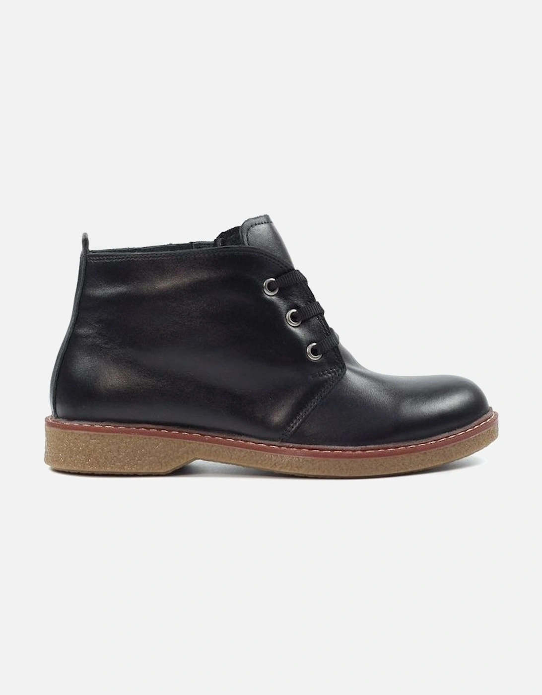 Claire II Black Leather Boot GLR014