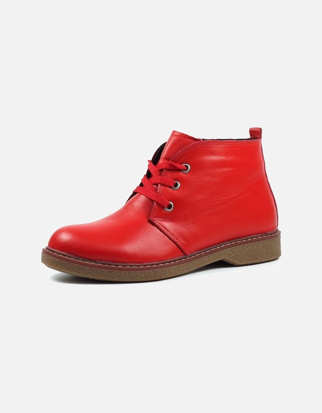 Claire II Red Leather Boot GLR014