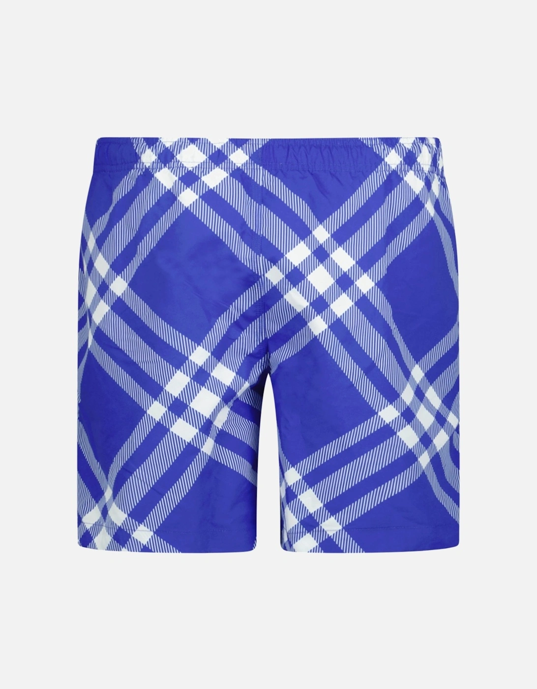 Swim Shorts in Signature Knight Check Blue