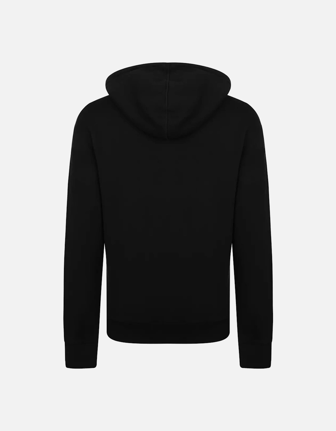 Interlocking GG Logo Printed Hoodie in Black