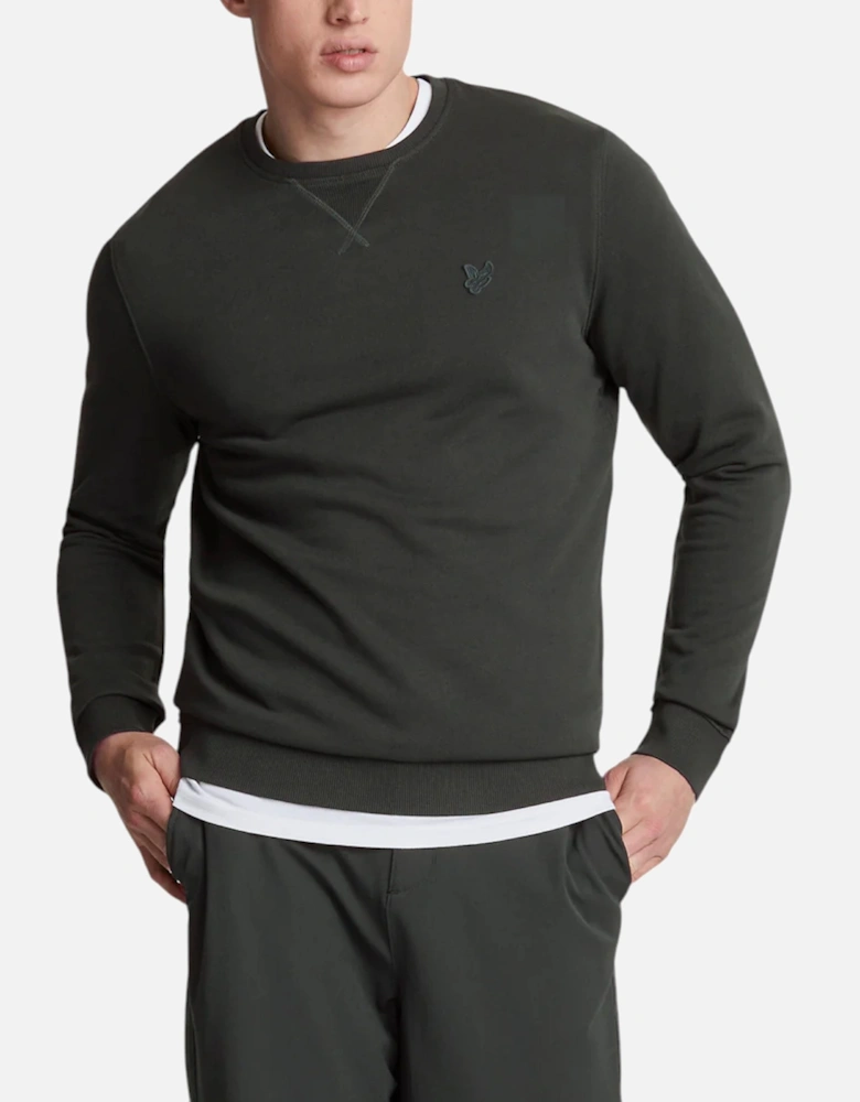 Lyle & Scott ML424TON Tonal Eagle Mens Crew Neck Knitted Jumper Sweatshirt Top