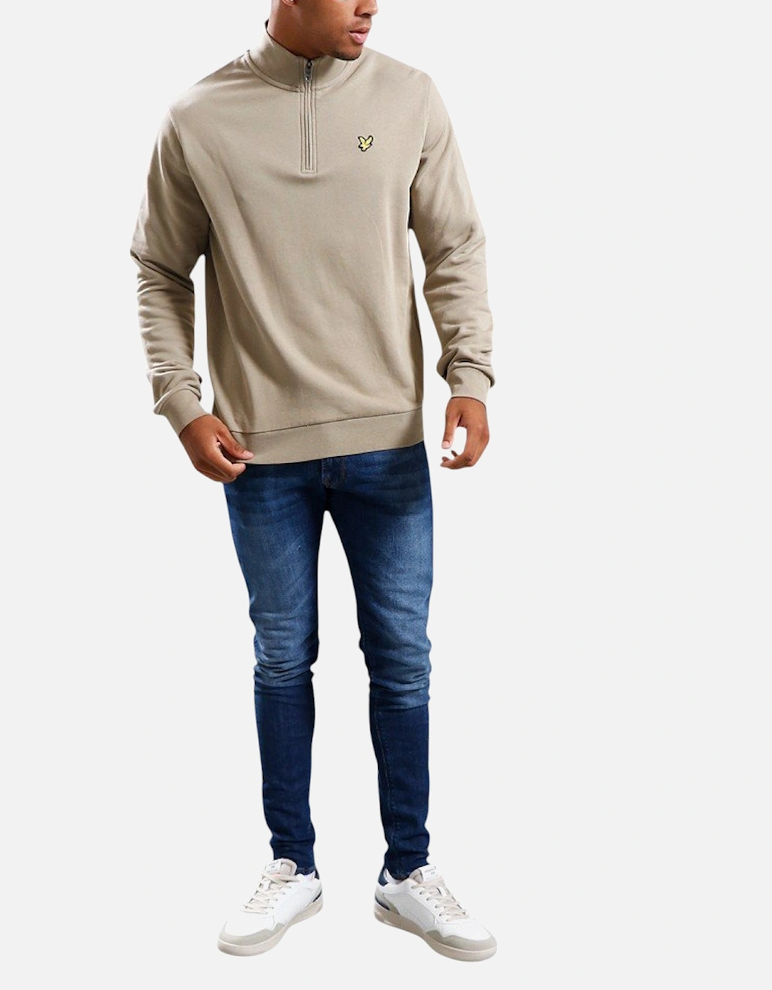 Lyle & Scott ML2022V Loopback Half Zip Mens High Neck Jumper Winter Sweatshirt