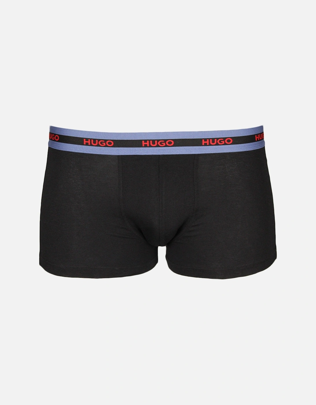 3-Pack Boxer Trunks, Black