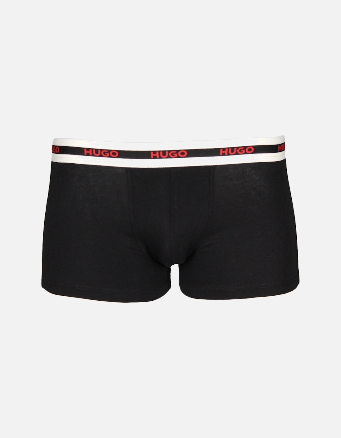 3-Pack Boxer Trunks, Black