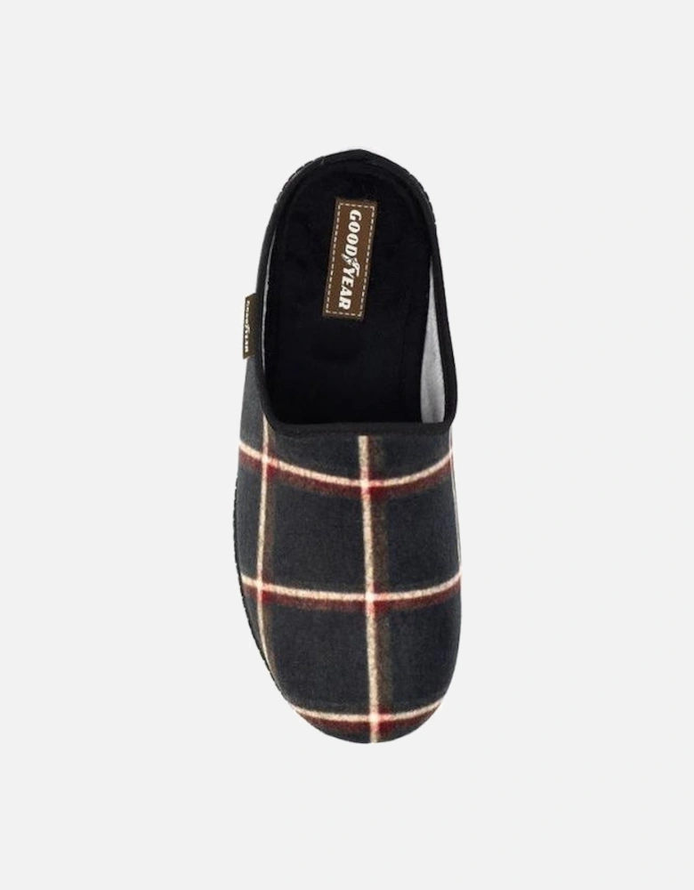 KMA006  Goodyear Checkmate Black Slipper