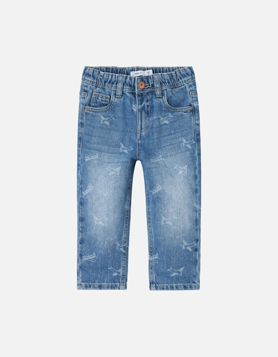 Mini Silas Tapered Jean Medium Blue