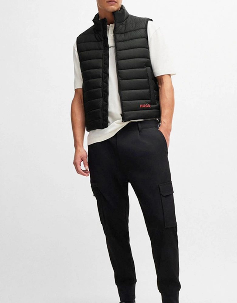 Brentino2341 Padded Gilet in Black