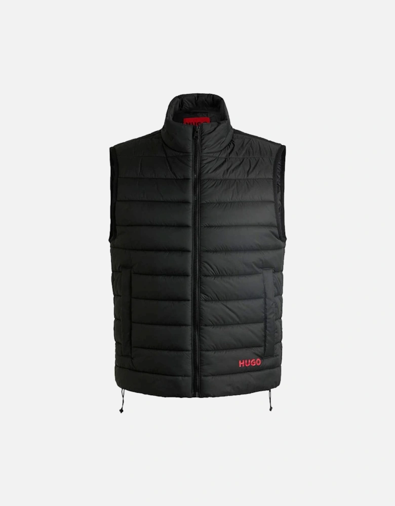 Brentino2341 Padded Gilet in Black