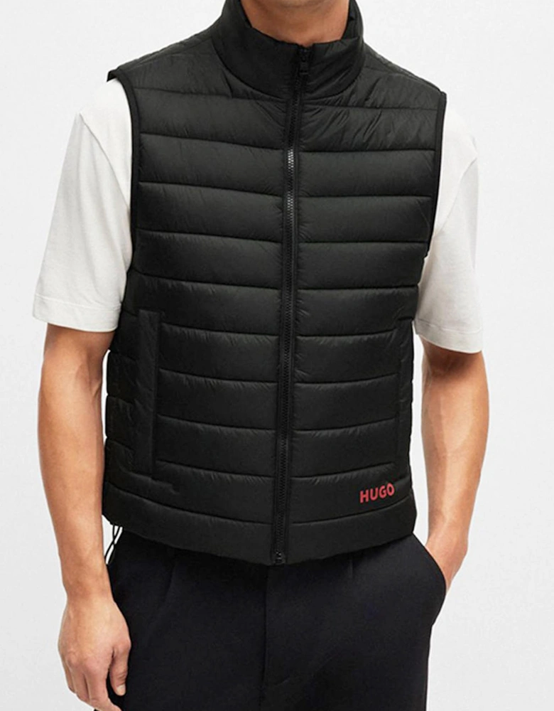 Brentino2341 Padded Gilet in Black