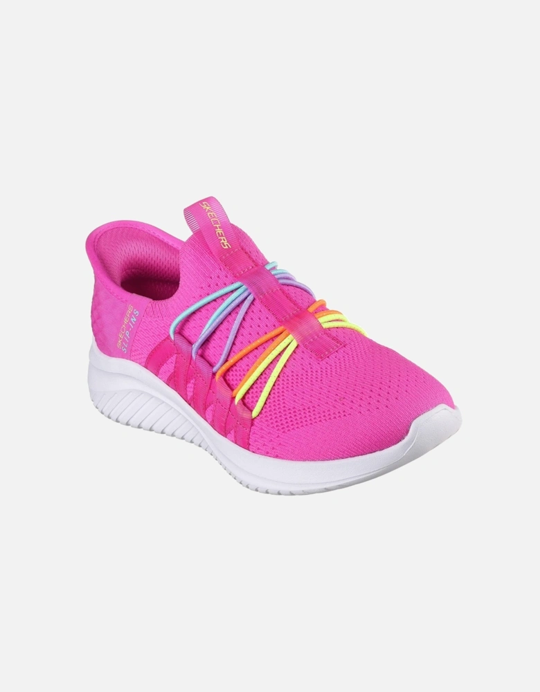 Girls Ultra Flex 3.0 Bungee Fun Trainers