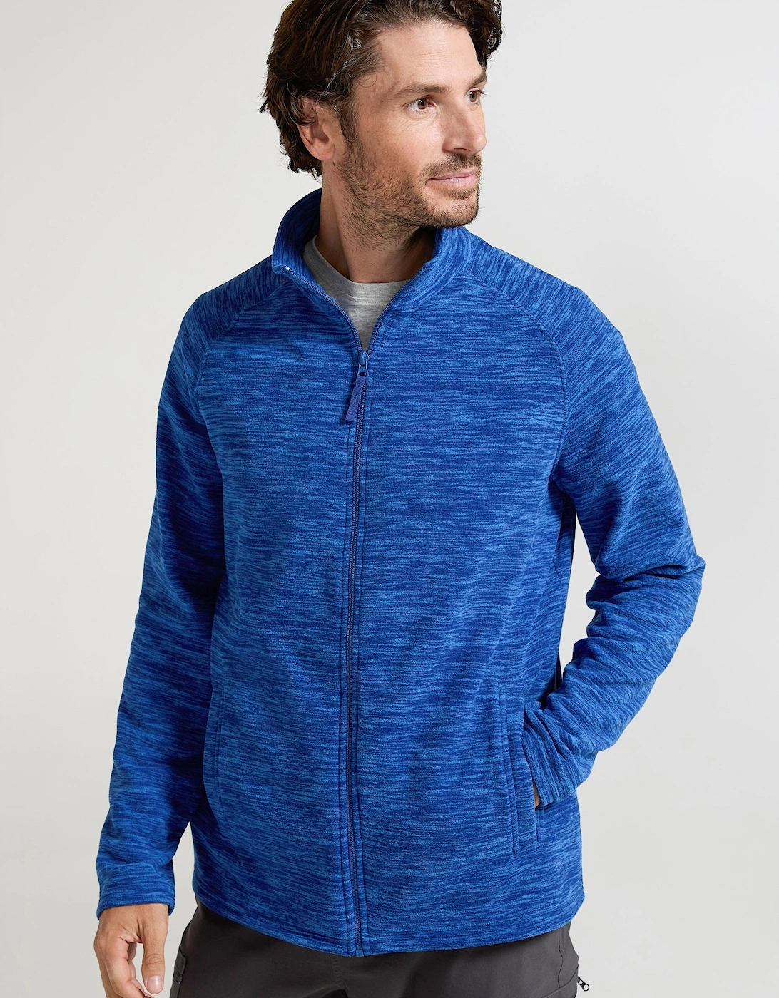 Mens Snowdon II Full Zip Fleece Jacket, 2 of 1