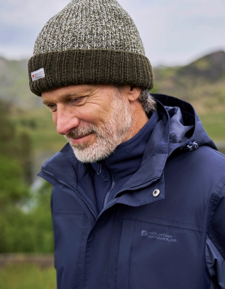 Mens Contrast Knitted Thinsulate Beanie