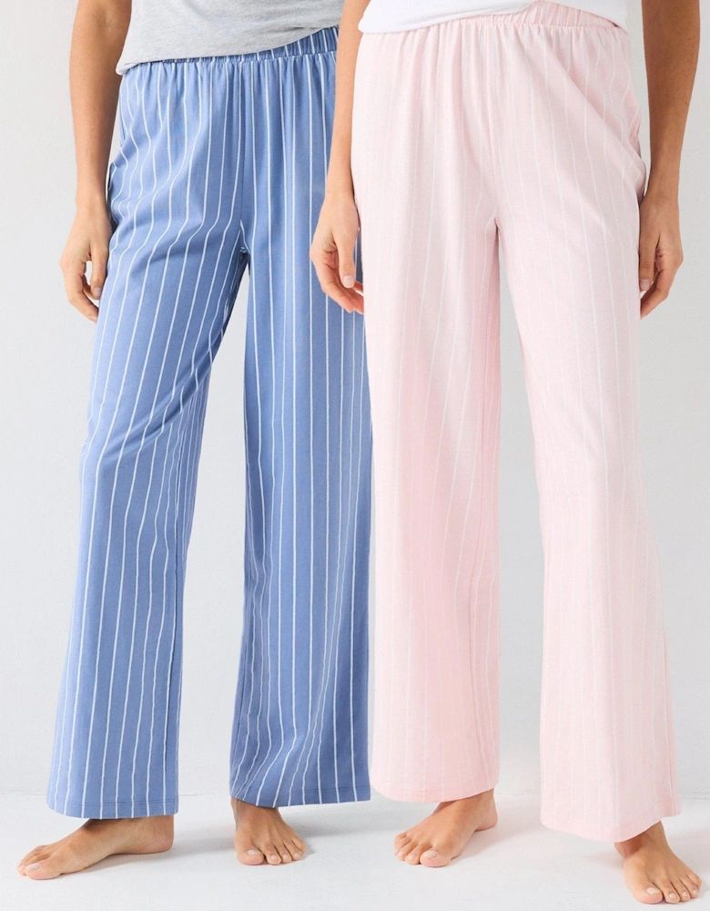 Woven 2 Pack Cotton Trousers