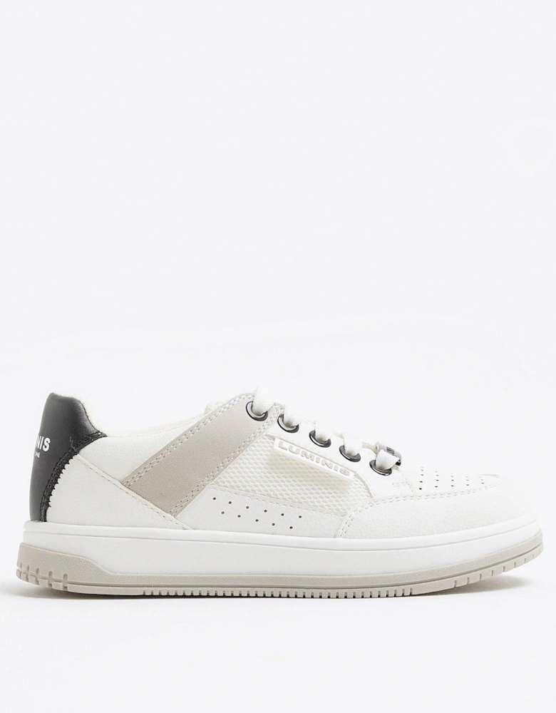 Boys Mesh Trainers - White