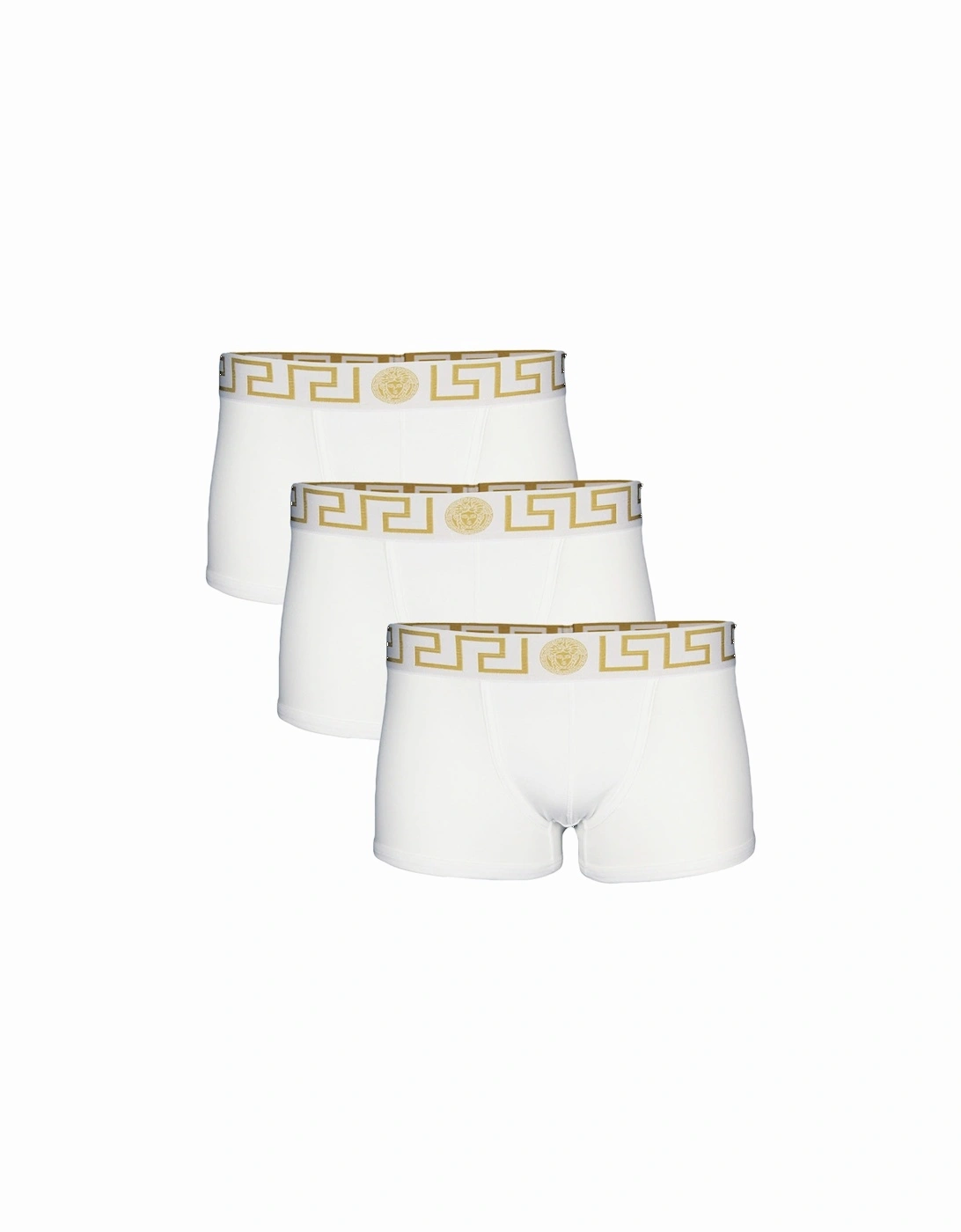 3-Pack Greca Border Boxer Trunks, White, 5 of 4